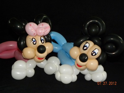 COMO HACER A MICKEY O MINNIE MOUSE BEBE.- HOW TO MAKE  A BABY MICKEY OR MINNIE MOUSE .