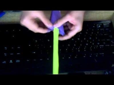Como hacer un kunai de papel
