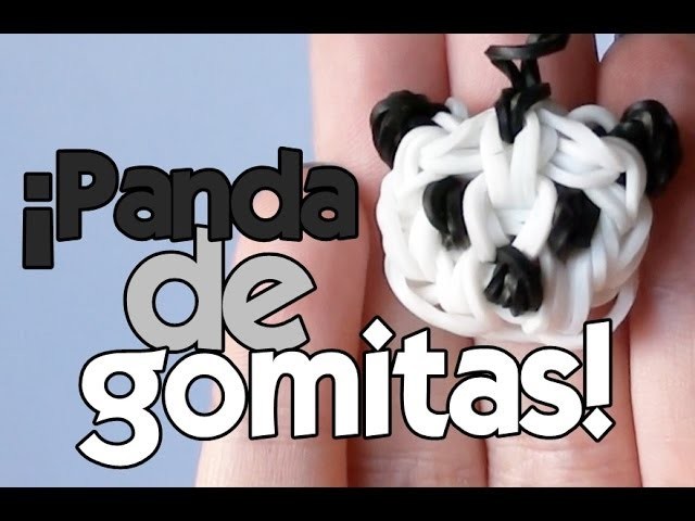 Cómo hacer un PANDA de GOMITAS (con 2 tenedores)