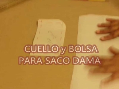 CUELLO Y BOLSA SACO DAMA