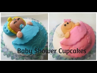 Cupcakes Para Baby Shower Tiernos y Muy Faciles De Hacer - Madelin's Cakes