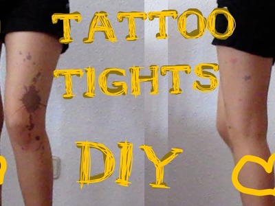 Gyaru Channel - Sue - DIY: Tattoo tights!