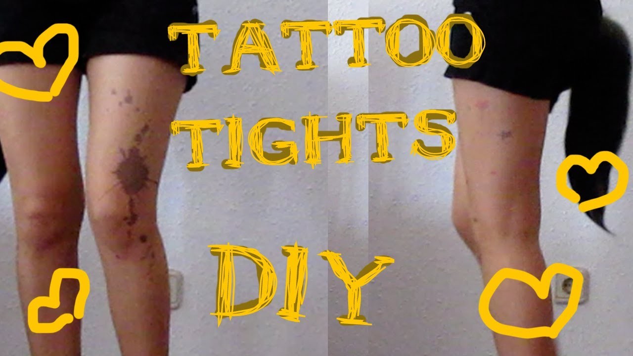 Gyaru Channel - Sue - DIY: Tattoo tights!