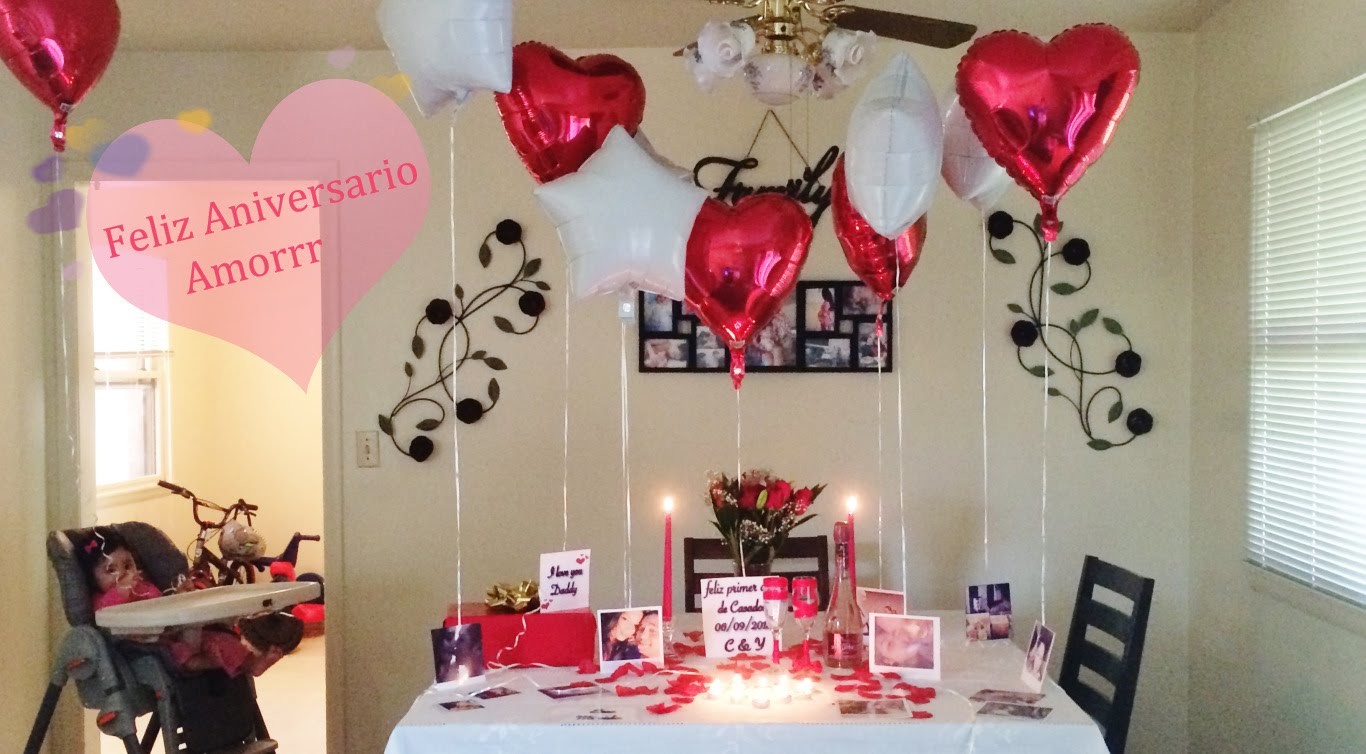 Ideas de decoracion para aniversario,cena romantica,etc