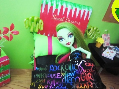 Manualidades para muñecas: Haz una cama para la muñeca Monster High Venus Mcflytrap