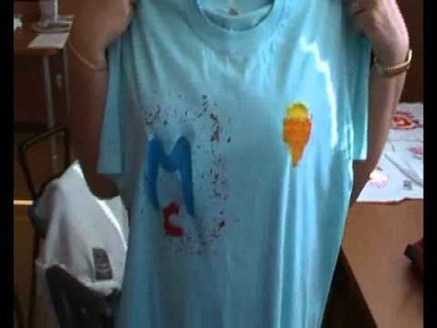 Taller para niños: como hacer camisetas pintadas