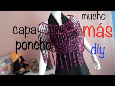 Capa Cuello Bufanda o Falda Pareo #Crochet #Ganchillo #DIY