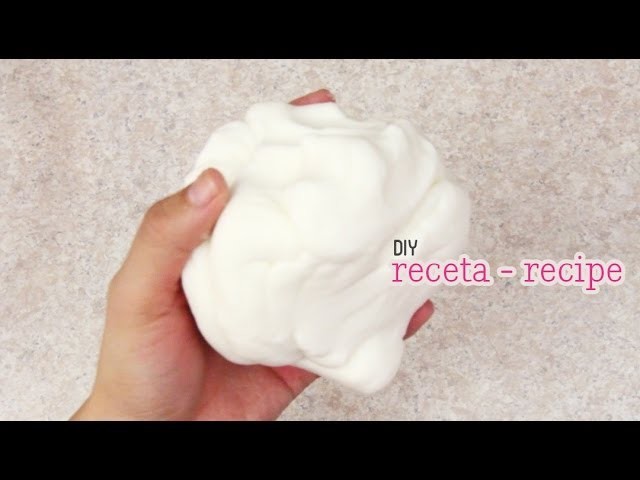 Como hacer Porcelana Fría casera (receta). Cold porcelain recipe