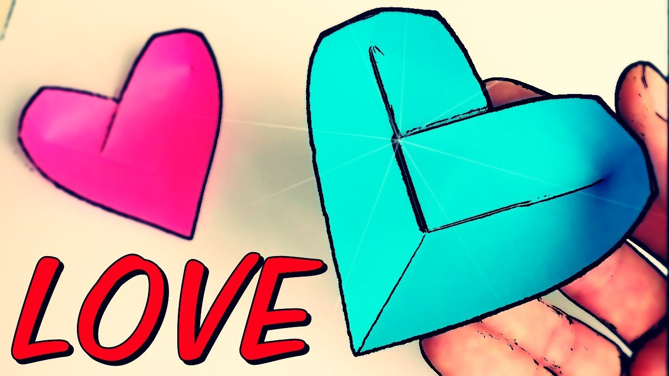 Cómo hacer un Corazón de Papel - Origami