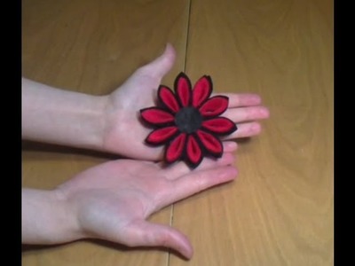 Cómo hacer una flor kanzashi con fieltro | facilisimo.com