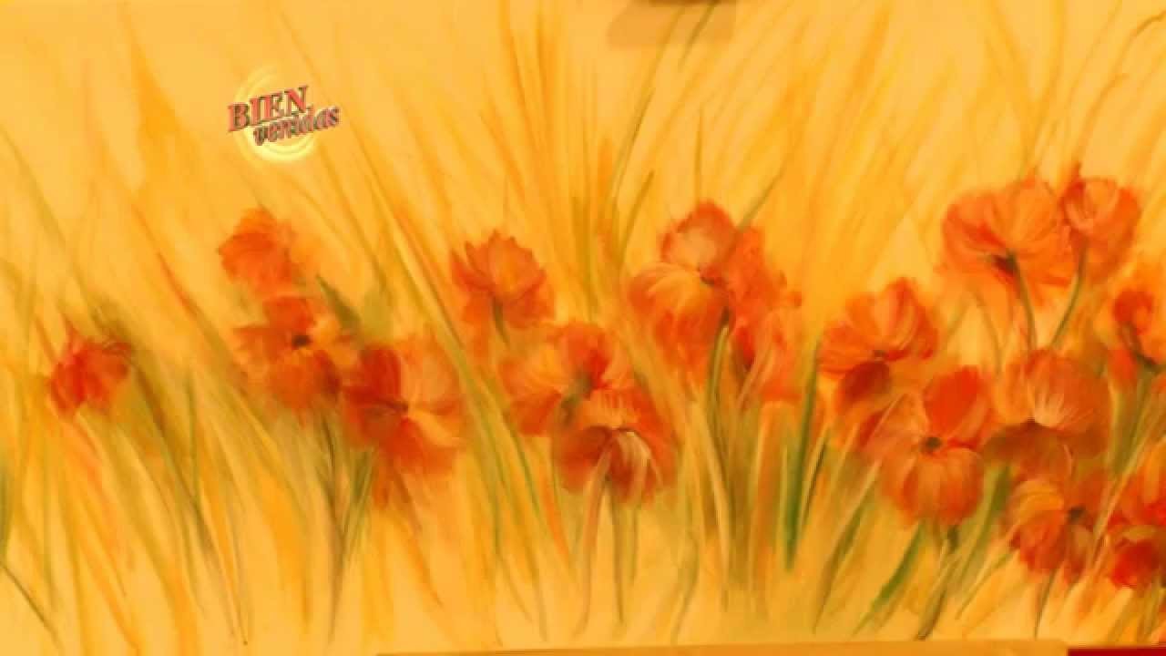 Diego Raimondo - Bienvenidas TV en HD - Pinta un cuadro floral.