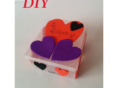 DIY, Como decorar una caja para San Valentín, Decorate box