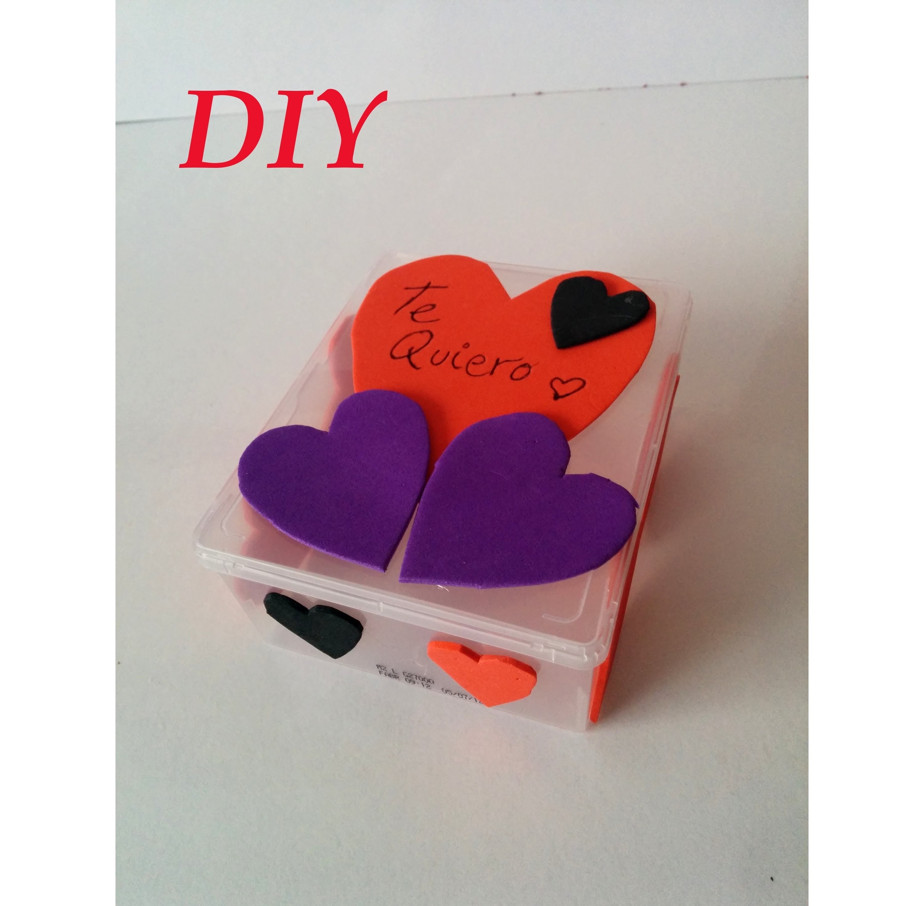 DIY, Como decorar una caja para San Valentín, Decorate box