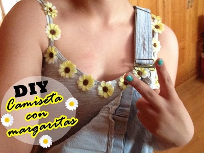 DIY | Decora tu camiseta con flores + Colaboración yesfor.com