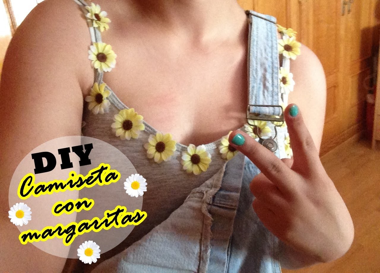 DIY | Decora tu camiseta con flores + Colaboración yesfor.com