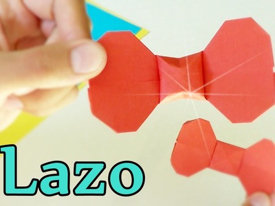 Lazo sencillo de Papel - Origami!