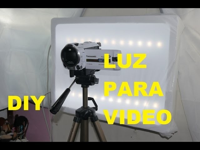 Manualidades: Haz tu propia luz para filmar - Juancarlos960