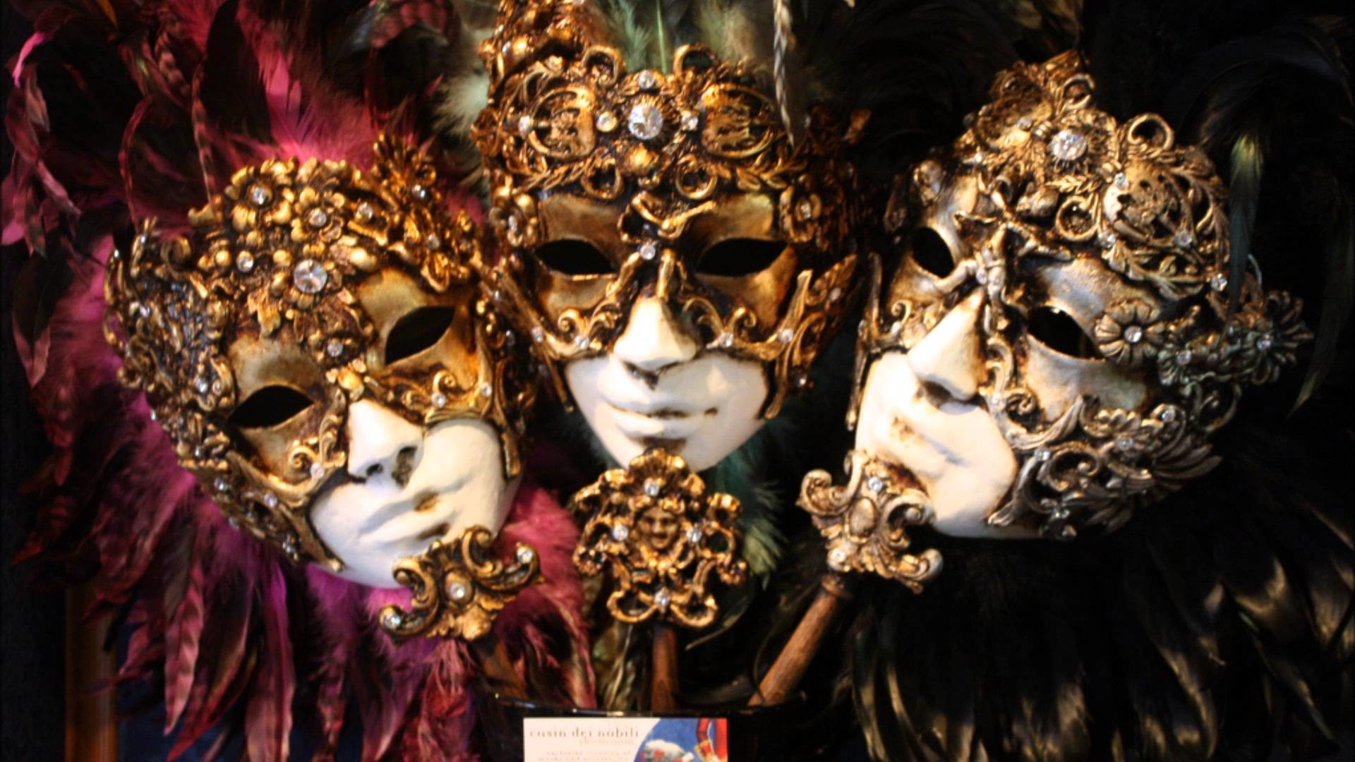 Mascaras del Carnaval de Venecia.