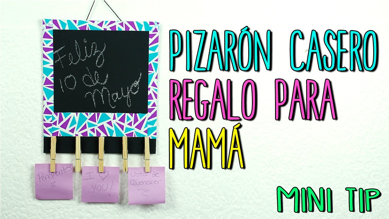 Mini Tip # 36 Pizarrón Casero Organizador - Regalo para Mamá Fácil - Pizarra Organizadora
