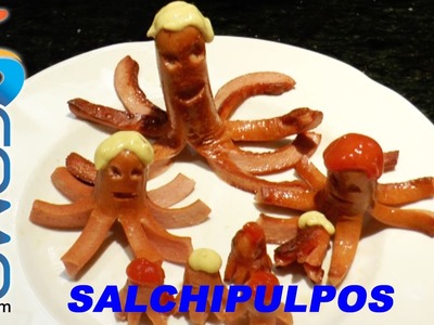 Recetas infantiles para salchipulpos - Octopus Sausage