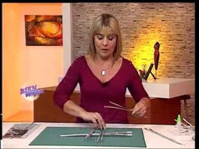 Silvina Buquete - Bienvenidas TV - Realiza una Caramelera en Cestería.