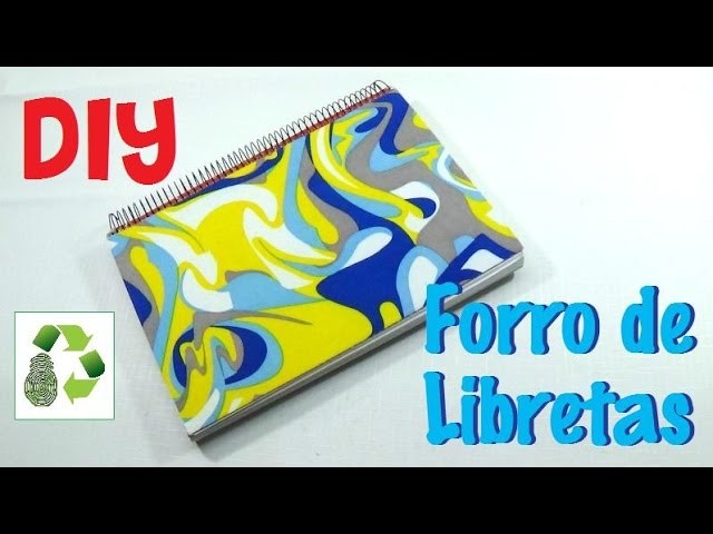 159. DIY FORRO DE LIBRETA (RECICLAJE DE BOLSOS)