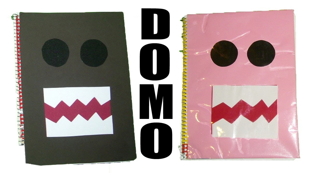 2 Formas de forrar tus cuadernos con Domo. Kawaii