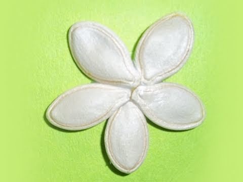 Cómo hacer florecitas con semillas de calabaza