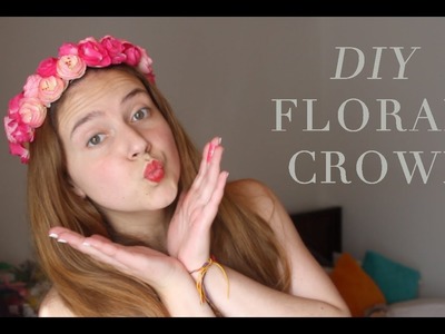 ¿Cómo hacer una corona de flores? DIY Floral Crown - Carolina Llano