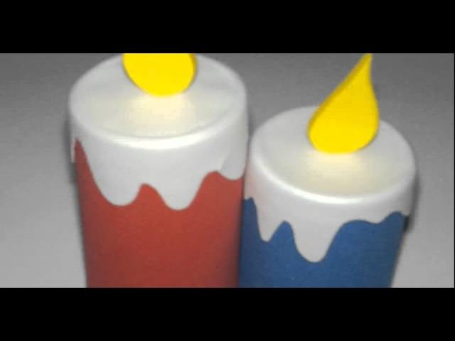 Cómo hacer velas en foamy centro de mesa navideño en foami con velas decorativas