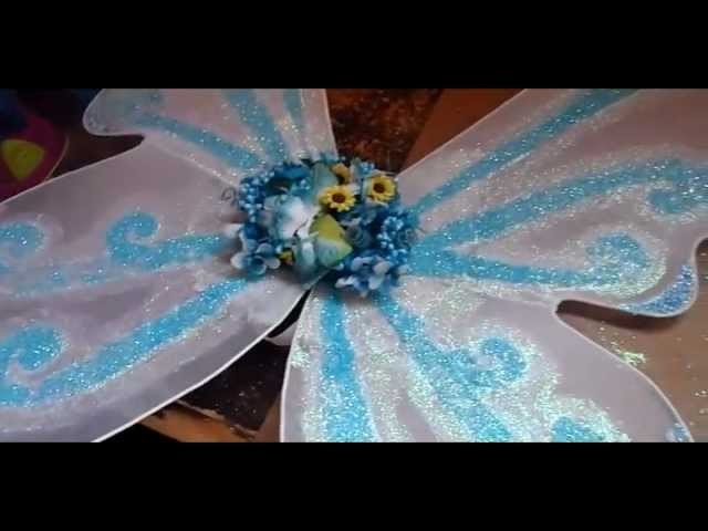 Disfraz: Como hacer alas de Mariposa o Hada :) 2a parte