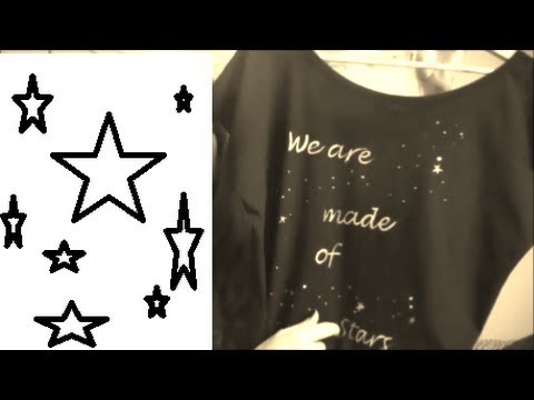 DIY: Camiseta de estrellas con lejía