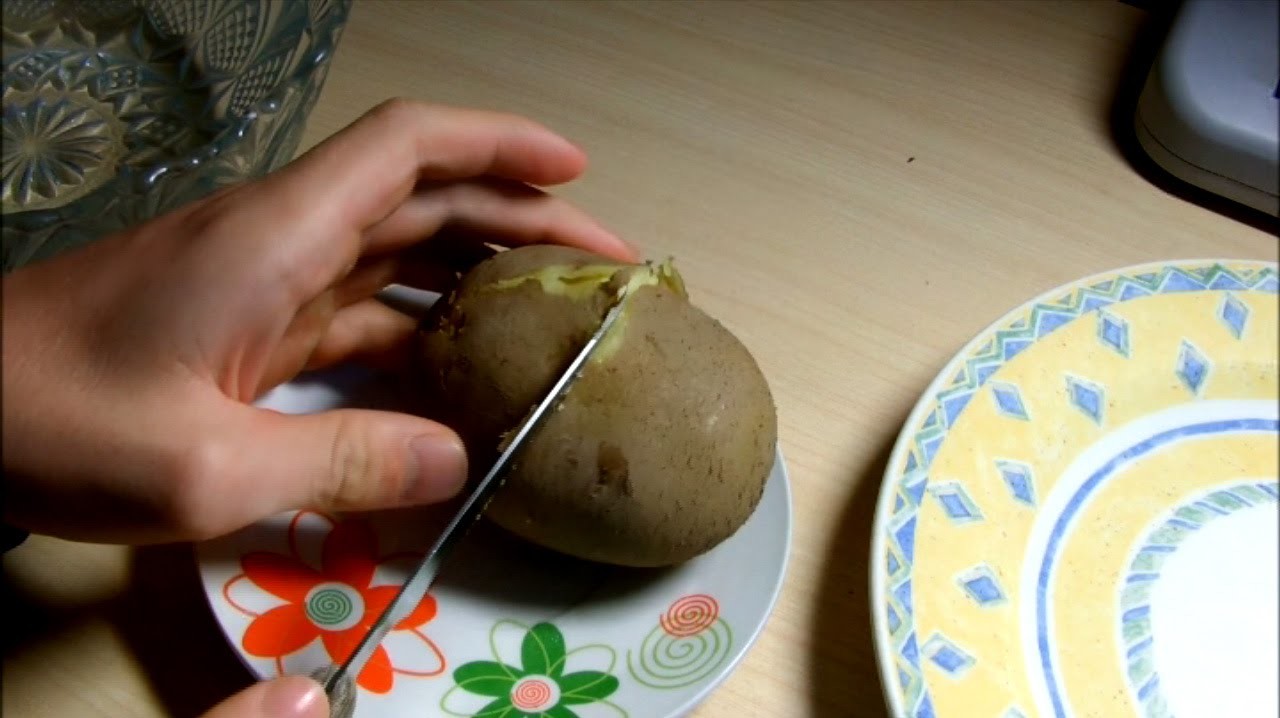 La forma mas rapida de pelar una patata cocida