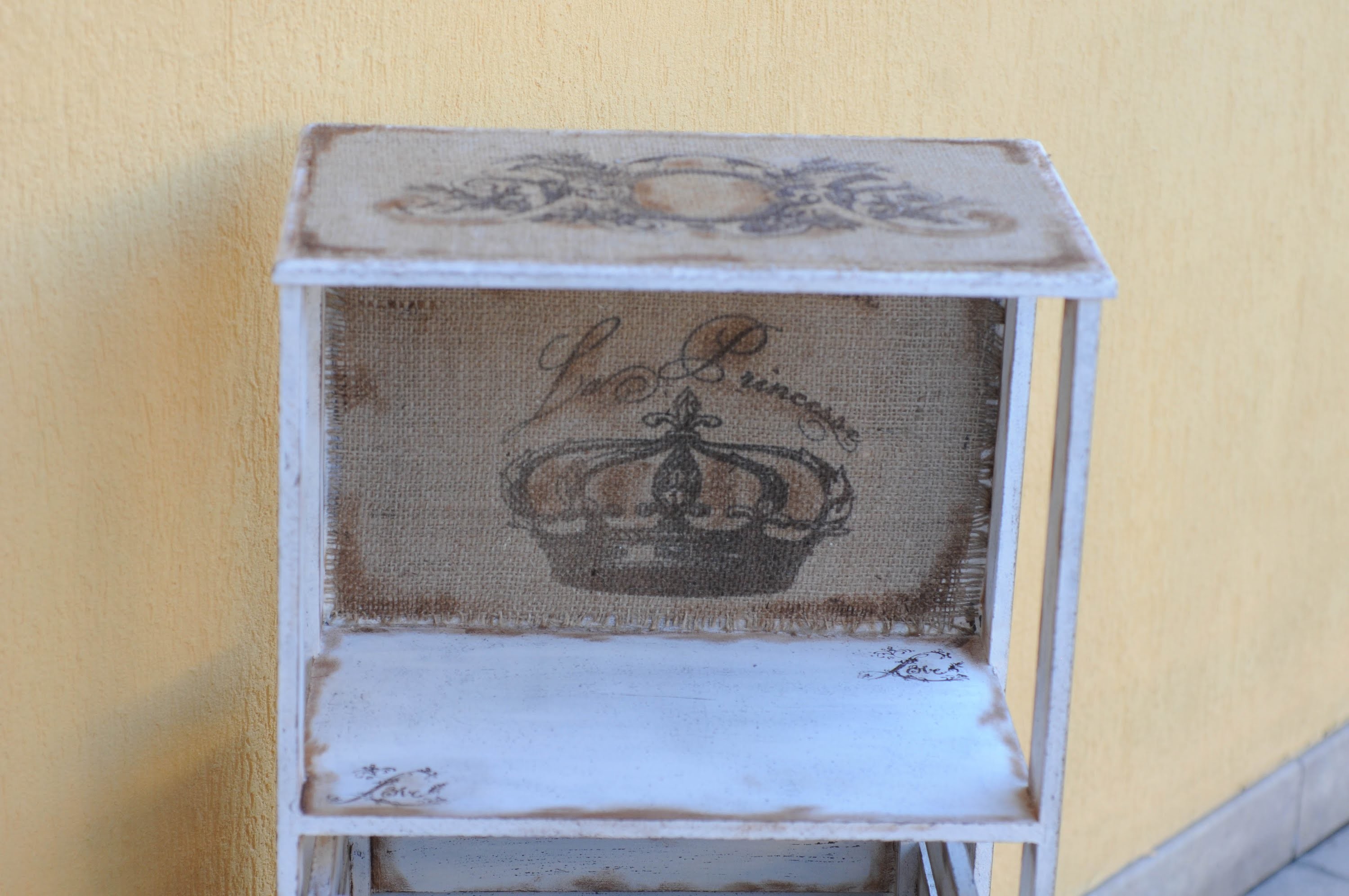 Sublimar sobre Arpillera - Mueble Vintage -