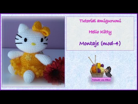 Tutorial amigurumi Hello Kitty - Montaje (mod-4)