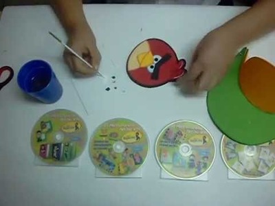 Visera Angry Birds en Foami, Goma Eva, Microporoso (2da Parte)