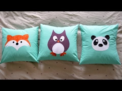 Cojines infantiles con aplicaciones - Applique pillows