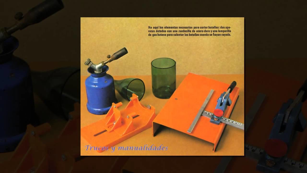 Cómo cortar botellas de cristal