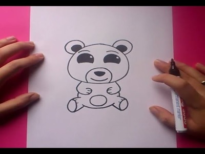 Como dibujar un oso de peluche paso a paso 9 | How to draw a teddy bear 9