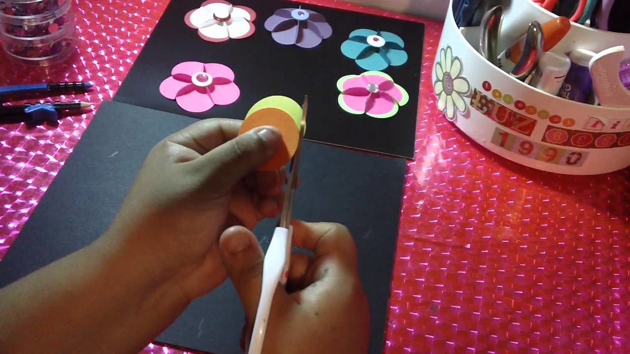 Como hacer FLORES DE PAPEL 3D original