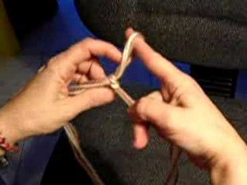 Como hacer un cordon de lana