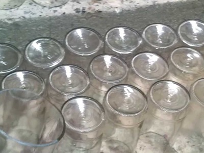 Como hacer un vaso de botella de vidrio 3.3