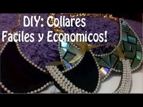 DIY ♥ Collares Faciles y Economicos