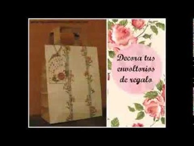 DIY: Cómo hacer envoltorios de regalo. Gift wrapping
