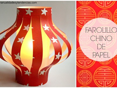 Reciclaje: Linterna china. Chinese lantern