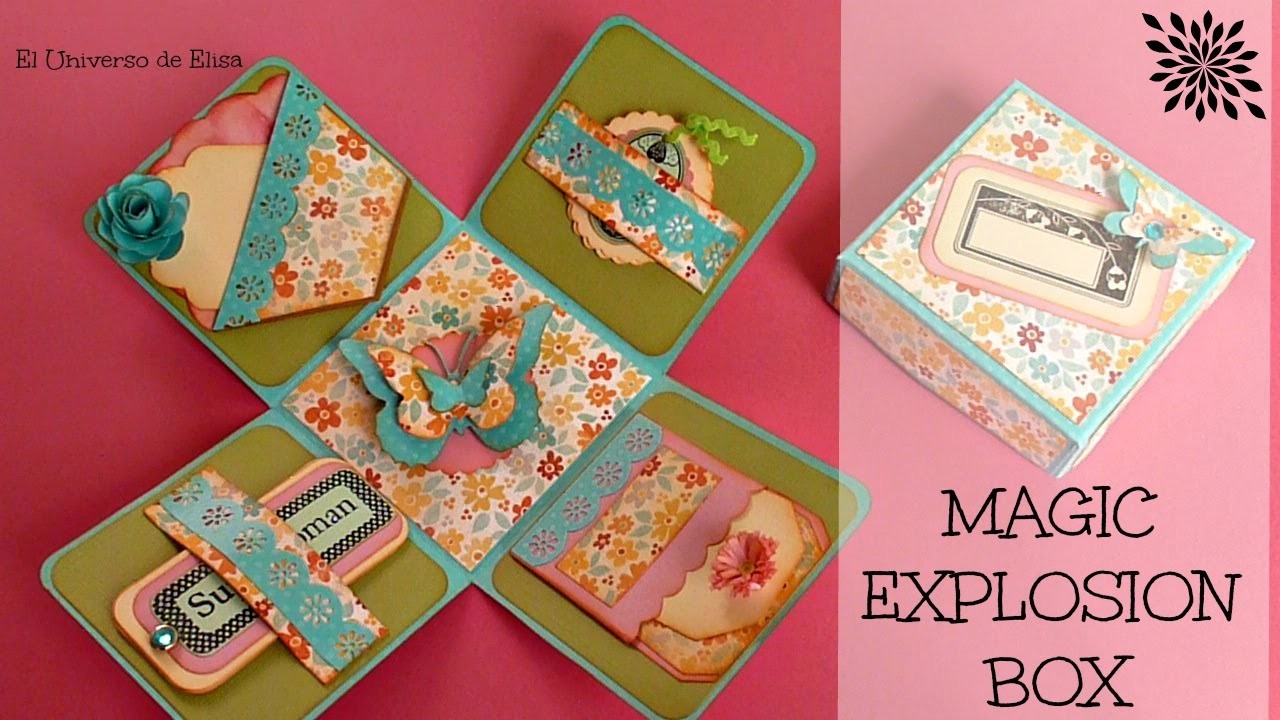Regalos para el Día de la Madre, Caja Mágica Explosiva, Magic Explosion Box, Magic Box