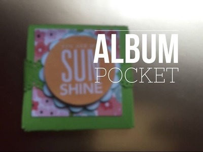 Tutorial SCRAP de Bolsillo para Mamá.Mother's Day Pocket Mini Album