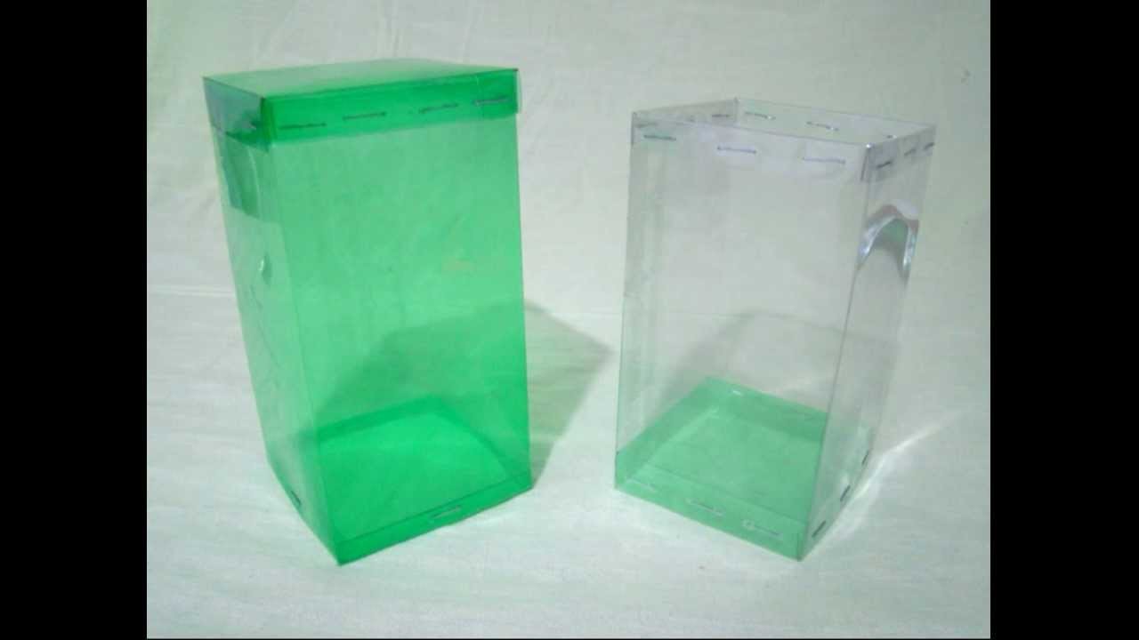 Caja cuadrada hecha con botellas de PET - vídeo completo - Trabajos manuales - Manualidades