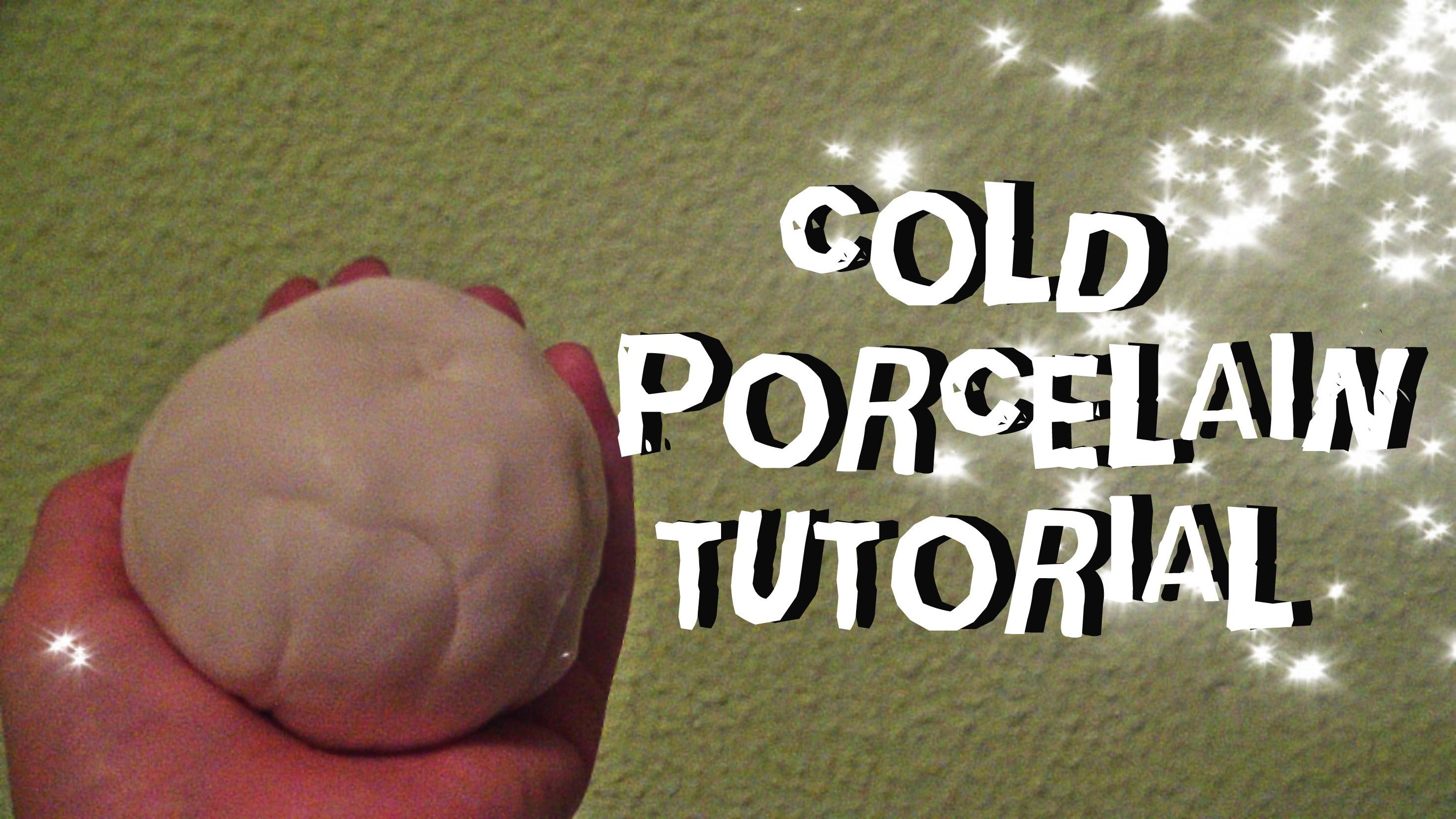 ¿Como hacer porcelana fría? (CASERA Y FACIL). COLD PORCELAIN TUTORIAL
