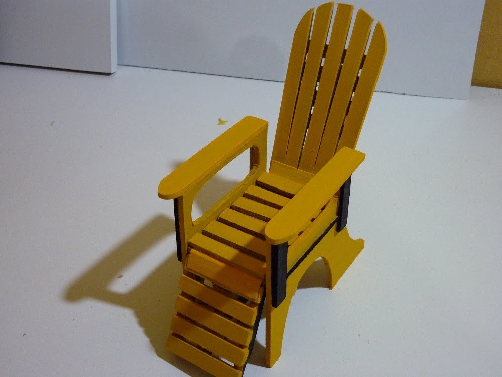 Como hacer una silla reclinable para muñecas, parte 1